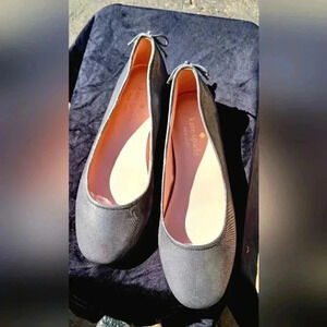 Kate ♠️ Spade Gunmetal Ballet Flats